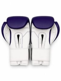 Hazerein purple and white pro training boxing gloves