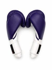 Hazerein purple and white pro training boxing gloves