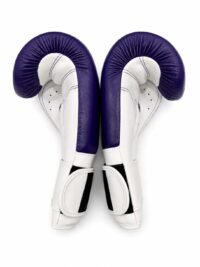 Hazerein purple and white pro training boxing gloves