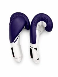 Hazerein purple and white pro training boxing gloves